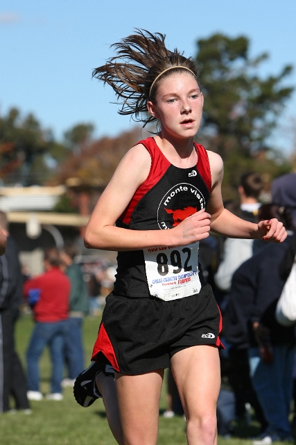 NCS XC D1 Girls-060.JPG - 2009 North Coast Section Cross Country Championships, Hayward High School, Hayward, California